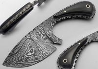 7.50" One Of Kind! Custom Full Tang Damascus Steel Skinner Knife (AA-0204-3)