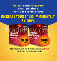 Malaysia and Singapore Email Database