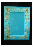 Hand Embroided (Zari) Photo frames