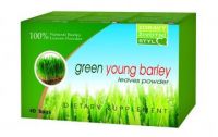 Green young barley