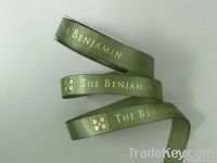 Satin Ribbon with Hot Stamp Print