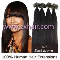 200S 20" Nail tip hair Human Hair Extensions #02