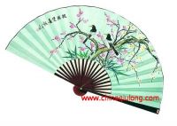 Bamboo craft  fan for promotion gift
