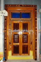 wooden main doors