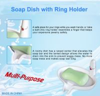 Soap dish with ring holder