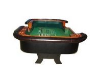 96'' solid wood craps table