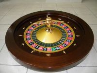 32'' solid wood roulette wheel