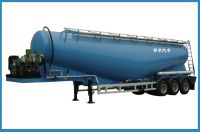 2-axle or 3-axle bulk cement tank semi-trailer with different payload