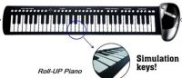 Roll Up Silicone Piano