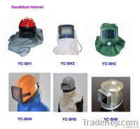 Sandblasting hood...