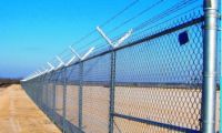 chain link security fence