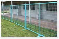 Temporary wire fencing