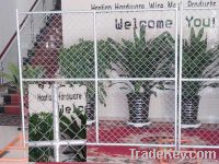 Galvanized temporary decorative fencing / temporary fence panel (manuf