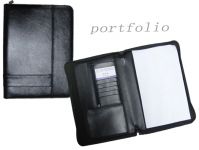 portfolio handbook leather portfolio folder