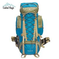 60l Waterproof Nylon Outdoor Mountain Camping Hiking Bag Backpack