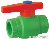 PP-R pipe &fitting(PP-R ball valve with brass ball)