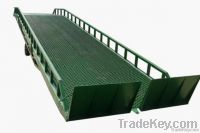Mobile dock ramp for froklift into container working