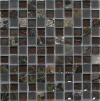 Marble mixed Glass Mosaic