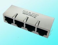 RJ45 Modular Jack Connector with Magnetic