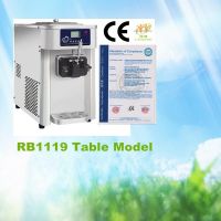 Soft ice cream machine, frozen yogurt machine RB1119A with CE.