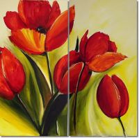Flowers  of oil painting