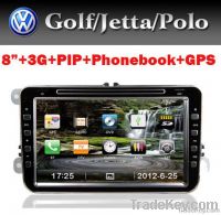 3G Car DVD Stereo for VW Golf6 Gol5 Passt Leon Jetta with GPS USB IPOD