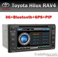 3G Car TV DVD for Toyota RAV4 VIOS HILUX with GPS Bluetooth IPOD
