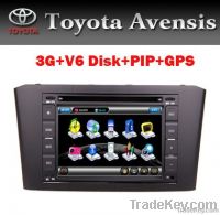 3G car DVD player for Toyota Avensis with GPS