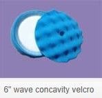 630133 & 6" wave concavity velcro foam pad