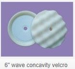 660136 & 6" wave concavity velcro foam pad