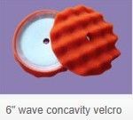 620131  &  6" wave concavity velcro foam pad