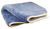 Plush Double Sheet Microfiber Towel with silk bounded