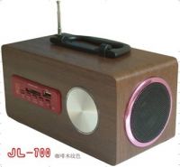 Wooden Speaker With FM Radio (JD-700)