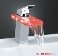 led waterfall faucets(waterfall faucets, basin mixer, lavatory faucet)