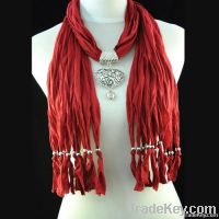 scarf necklace , costume jewelry , fashion shawl pashmina