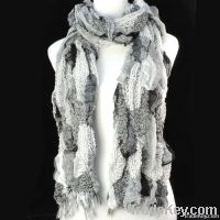 [NL-1253I] hot fashion 100% polyester necklace scarf, jewellery scarf