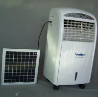 solar air cooler fan