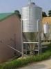 Galvanized feed silo