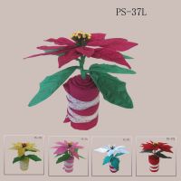 Christmas flowers, Christmas gift, decoration, artificial crafts, cotton