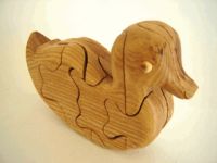 3D Wooden puzzle - Little Duck