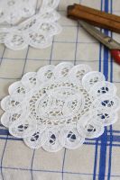 Pure Cotton Handwoven Doily Lace