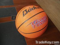 Rubber basketball - orange body