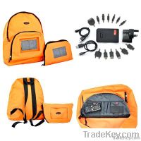 Solar Backpack & Charging Kit For Mobile