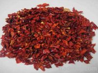 Dehytrated Red bell peper granules