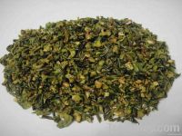 Dehytrated green bell peper granules