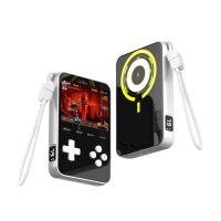 15W Magnetic Wireless Fast Charging 2-in-1 Mobile Retro Gaming Power Bank Handheld Game Console