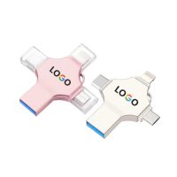 4 in 1 OTG USB Flash drive with custom logo