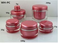 5g 10g 30g 50g 100g 200g  plastic cosmetic body cream hair cream acrylic jar