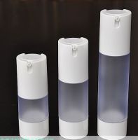 empty 15ml 30ml 50ml twist up rotate  cosmetic airless pump bottle