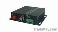 1-channel fiber optic video  transceiver